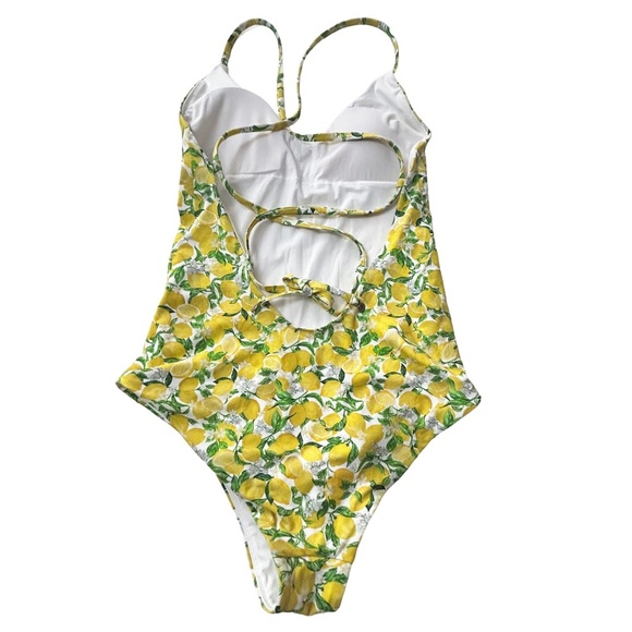 lululemon Weave the Waves One-piece swimsuit Strappy Lemons Adjustable Straps - Picture 6 of 13